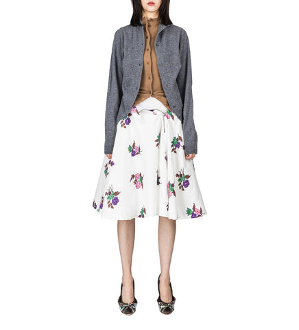 DOUBLE CARDIGAN GREY AND BEIGE