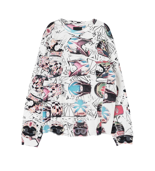 HELMET THERMAL LS TEE PRINT