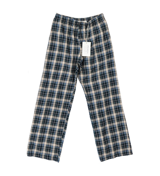 PLAID LOUNGE PANTS BLUE