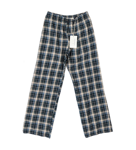 PLAID LOUNGE PANTS BLUE