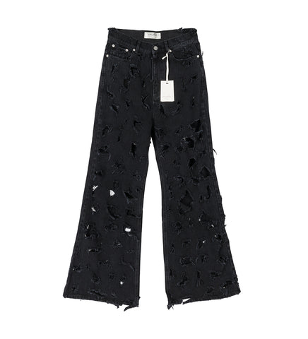 DESTROYED JEANS SCLERA BLACK