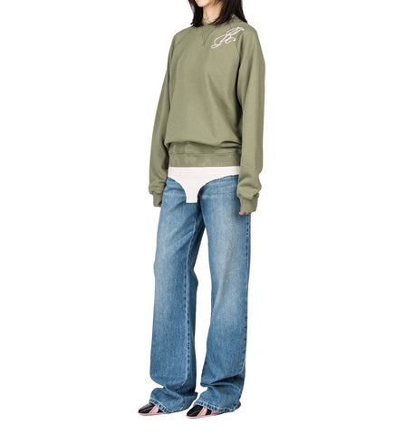 JO CRISPY SWEATER KHAKI