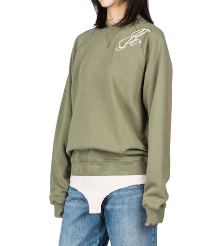 JO CRISPY SWEATER KHAKI