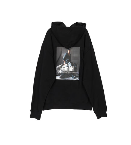 GMBH PHOTOGRAPHIC PRINT HOODIE BLACK