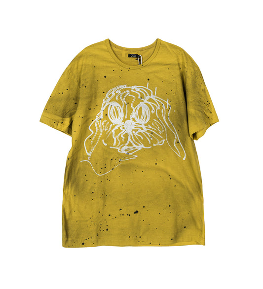 BONES TEE SPRAYED GOLD
