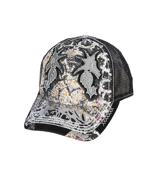 DOUBLE SEAHORSE PATCH MESH BACK