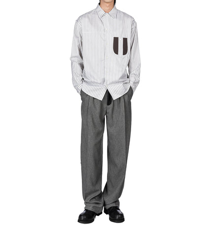KIKO KOSTADINOV X THE DANTE COLLECTION DANTE TAILORED TROUSER STONE GREY