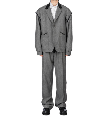 KIKO KOSTADINOV X THE DANTE COLLECTION DANTE TAILORED TROUSER STONE GREY