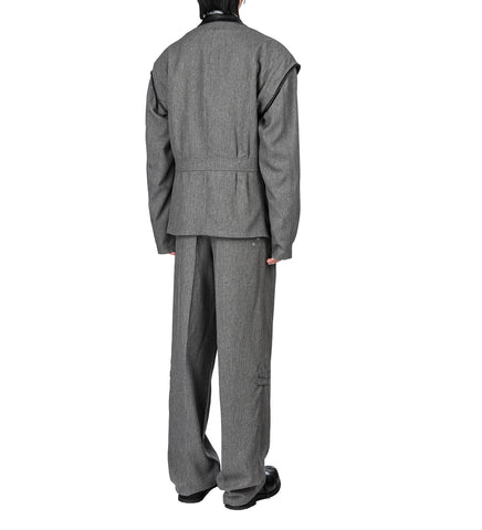 KIKO KOSTADINOV X THE DANTE COLLECTION DANTE TAILORED TROUSER STONE GREY