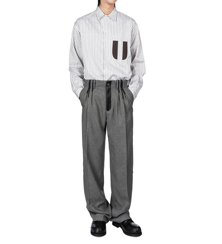 KIKO KOSTADINOV X THE DANTE COLLECTION DANTE TAILORED TROUSER STONE GREY