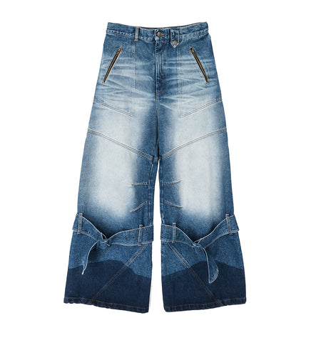 CARGO DENIM WET BLUE DENIM