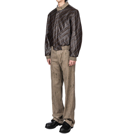 TARHOS LEATHER JACKET WALNUT BROWN