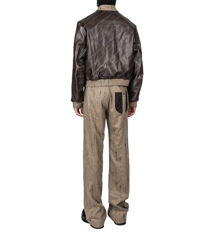 TARHOS LEATHER JACKET WALNUT BROWN
