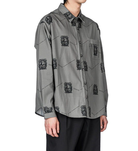 KIKO KOSTADINOV X THE DANTE COLLECTION DANTE POCKET SHIRT DANTE GREY