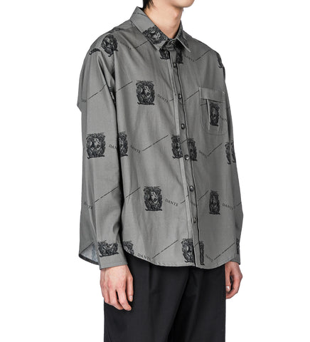 KIKO KOSTADINOV X THE DANTE COLLECTION DANTE POCKET SHIRT DANTE GREY