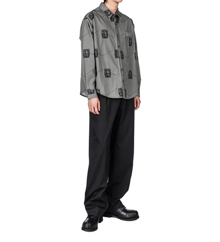 KIKO KOSTADINOV X THE DANTE COLLECTION HUNTING TROUSERS RAVEN BLACK