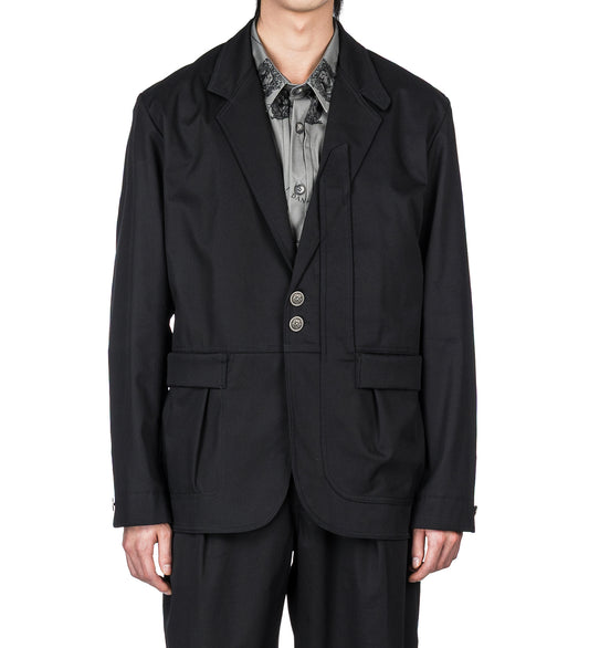 KIKO KOSTADINOV X THE DANTE COLLECTION DANTE HUNTING JACKET RAVEN BLACK
