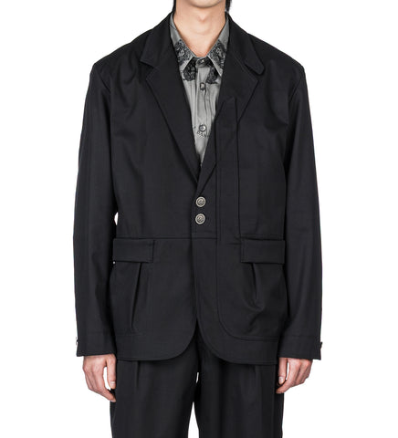 KIKO KOSTADINOV X THE DANTE COLLECTION DANTE HUNTING JACKET RAVEN BLACK