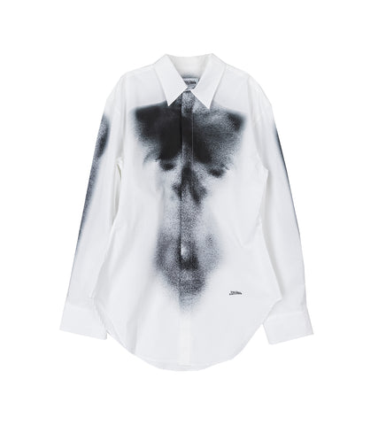 SHIRT PRINTED BODY DUST WHITE/BLACK