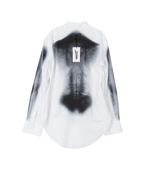 SHIRT PRINTED BODY DUST WHITE/BLACK