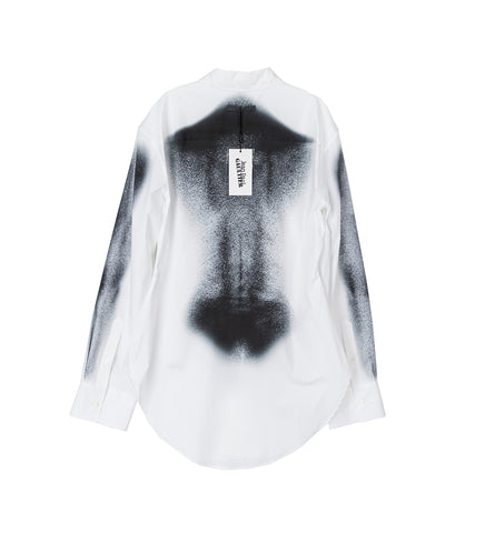 SHIRT PRINTED BODY DUST WHITE/BLACK