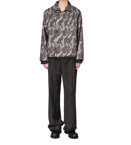 MINNA GATHERED TROUSER UMBER BROWN
