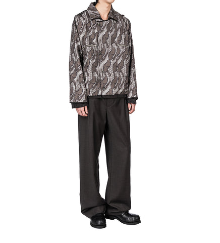 MINNA GATHERED TROUSER UMBER BROWN