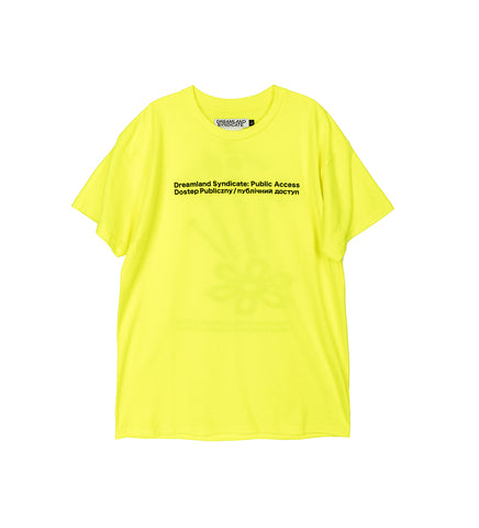 DREAMLAND SYNDICATE PUBLIC ACCESS T-SHIRT GREEN