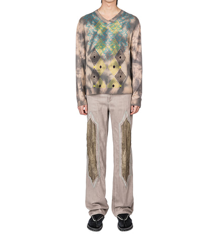 HATHA V-NECK KNIT PECAN