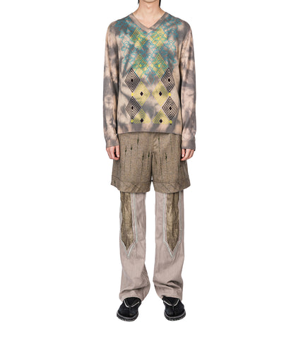 HATHA V-NECK KNIT PECAN