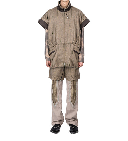 RAINA VEST MOOR BROWN