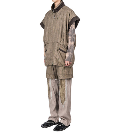 RAINA VEST MOOR BROWN