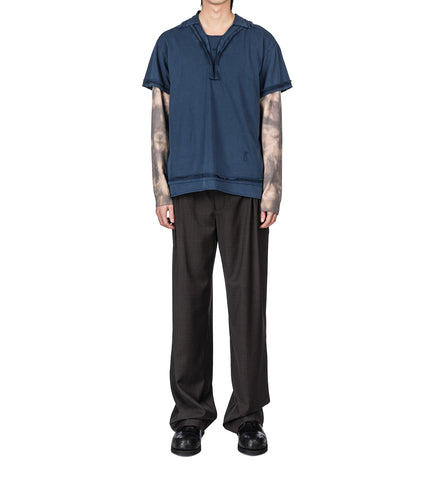 MINNA GATHERED TROUSER UMBER BROWN