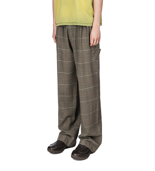 ANDRAS FORMAL TROUSER TAUPE CHECK