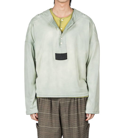 SARGO LONG SLEEVE HENLEY SEASHORE