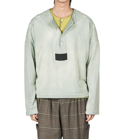 SARGO LONG SLEEVE HENLEY SEASHORE