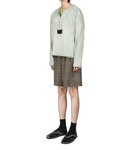 KYAN SHORTS TAUPE CHECK