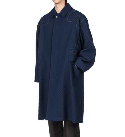 EURI K-SHOULDER COAT ABYSS BLUE