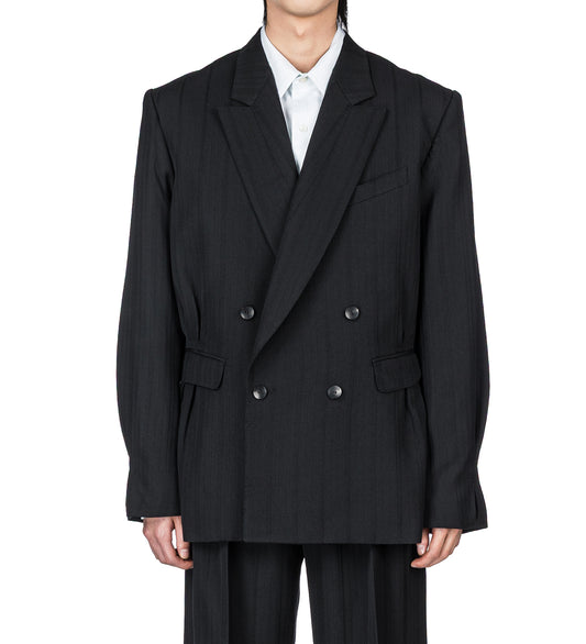 TARHOS TAILORED JACKET MIDNIGHT BLACK