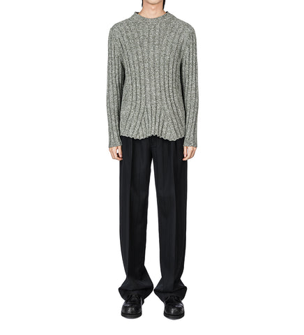 KADA KNIT PULLOVER GREY MELANGE