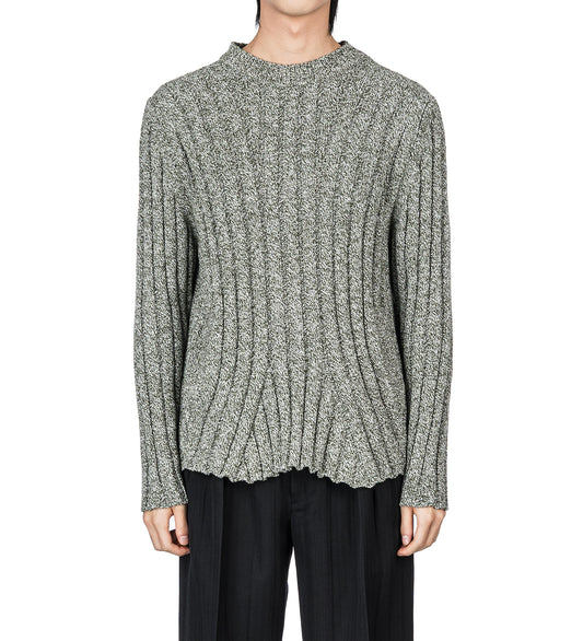 KADA KNIT PULLOVER GREY MELANGE