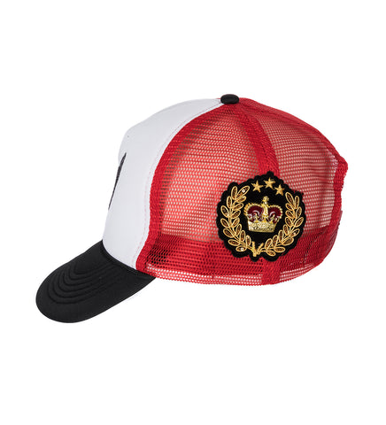 BAROQUE TRUCKER HAT CRIMSON