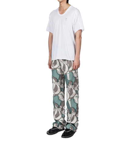 VECA UNIFORM TROUSERS BEIGE/TEAL