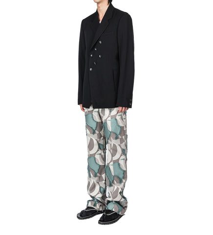 VECA UNIFORM TROUSERS BEIGE/TEAL