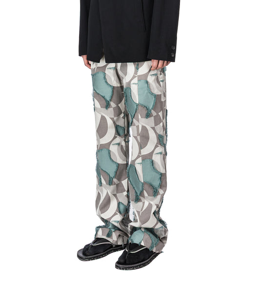 VECA UNIFORM TROUSERS BEIGE/TEAL
