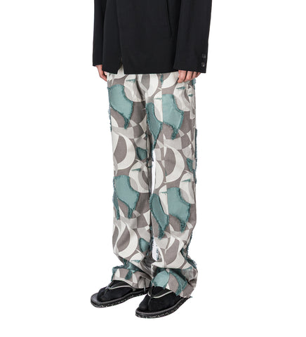 VECA UNIFORM TROUSERS BEIGE/TEAL