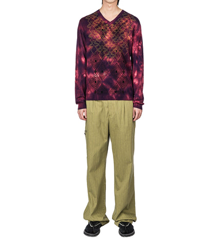 FERENC TROUSER LIME STRIPE