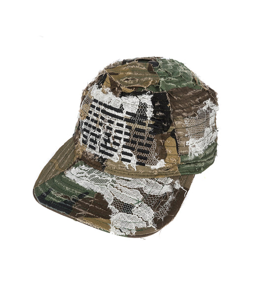 CAMO GRID CAP OLIVE
