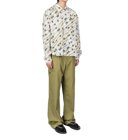 OHNE K-DART SHIRT FLORAL BRUSH