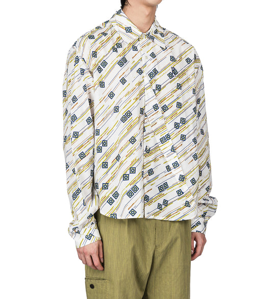 OHNE K-DART SHIRT FLORAL BRUSH